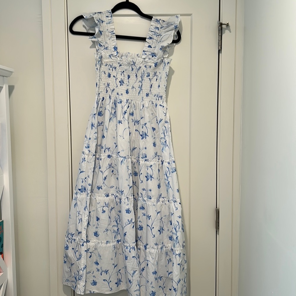 Blue & White Ellie Nap Dress